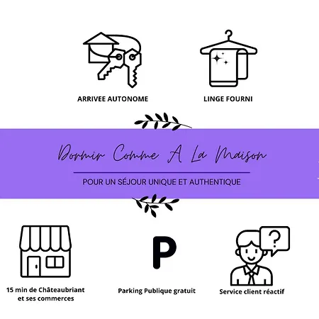 Au Clair De Lune - Comme A La Maison Saint-Julien-de-Vouvantes